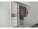This closet offers substantial built-in storage, drawers and open shelving at 4156 Broadriver Dr, Las Vegas, NV 89108