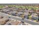 Beautiful aerial view of the neighborhood with well-maintained homes and green spaces, showcasing a Gathering-friendly environment at 505 Punto Vallata Dr, Henderson, NV 89011