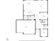 Detailed first floor layout showcasing kitchen, garage, living and dining room for easy navigation at 505 Punto Vallata Dr, Henderson, NV 89011