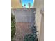 Backyard features a block wall, gravel and essential utility connections at 5309 Luna Bonita St, Las Vegas, NV 89113