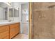 Bathroom with a tiled shower at 5401 Tassara Way # 102, Las Vegas, NV 89108