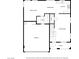Home floor plan featuring a kitchen, Gathering room, living room, and garage on the first floor at 5854 Heather Marie Dr, Las Vegas, NV 89110