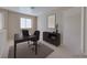 Bright office space featuring modern desk, chair, and cabinet near a window at 5854 Heather Marie Dr, Las Vegas, NV 89110