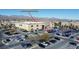 An aerial view highlighting that the property is located a 3 minute drive to EOS fitness center at 6440 N Bruce St, North Las Vegas, NV 89086