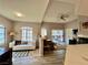 Cozy living space with lots of natural light, vaulted ceiling, and open layout at 7400 W Flamingo Rd # 2058, Las Vegas, NV 89147