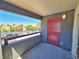 Balcony with a door and red accents at 8600 W Charleston Blvd # 2089, Las Vegas, NV 89117