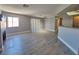 Bright living room featuring gray walls, light floors and fireplace at 8600 W Charleston Blvd # 2089, Las Vegas, NV 89117