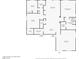 Detailed floor plan showcasing the layout of the home, including bedrooms, bathrooms, and living spaces at 8624 Burning Hide Ave, Las Vegas, NV 89143