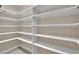 Spacious walk-in pantry with ample shelving for organized storage at 8624 Burning Hide Ave, Las Vegas, NV 89143