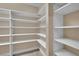 Walk-in pantry with adjustable shelving to maximize storage space at 8624 Burning Hide Ave, Las Vegas, NV 89143