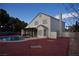 Spacious backyard with pool, spa, patio, and privacy wall, perfect for entertaining and relaxing at 9113 Anchor Cove Ct, Las Vegas, NV 89117
