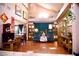 Bright living room with vaulted ceilings, hardwood flooring, and a charming decor at 9113 Anchor Cove Ct, Las Vegas, NV 89117