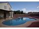 Beautiful backyard pool and spa area, perfect for relaxation and entertaining at 9113 Anchor Cove Ct, Las Vegas, NV 89117