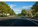 Quiet residential street lined with trees and well-maintained landscaping, creating a welcoming atmosphere at 9113 Anchor Cove Ct, Las Vegas, NV 89117