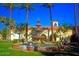 Community building and a decorative fountain create an inviting welcome and elegant ambiance at 9449 Grand Mesa Dr, Las Vegas, NV 89134