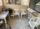 Cozy patio with tile flooring and furniture at 1112 Observation Dr # 102, Las Vegas, NV 89128