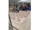 A backyard features a play area, exercise machine, and patio at 1318 Misty View Ct, North Las Vegas, NV 89031