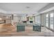 Open living room concept featuring a unique glass dining table and access to other rooms at 1801 S 15Th St, Las Vegas, NV 89104