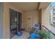 This balcony is perfect for outdoor relaxation and boasts city views at 230 E Flamingo Rd # 115, Las Vegas, NV 89169