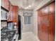 This kitchen features great stainless appliances, granite countertops and custom storage cabinets at 230 E Flamingo Rd # 115, Las Vegas, NV 89169