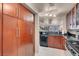 Beautiful kitchen featuring stainless steel appliances, granite counters, and custom cabinets at 230 E Flamingo Rd # 115, Las Vegas, NV 89169