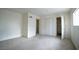 Spacious bedroom with carpeted floors, closet and ensuite access at 3467 Garden East Dr, Las Vegas, NV 89121