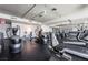 On-site gym featuring a range of cardio equipment, including treadmills and ellipticals at 353 E Bonneville Ave # 746, Las Vegas, NV 89101
