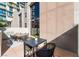 Private patio perfect for outdoor dining and relaxing in a modern setting at 353 E Bonneville Ave # 746, Las Vegas, NV 89101