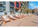 The pool deck has lounge chairs for ultimate relaxation at 353 E Bonneville Ave # 746, Las Vegas, NV 89101