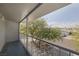 Apartment balcony overlooking the street and desert landscaping at 401 Altamira Rd, Las Vegas, NV 89145