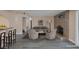 Comfortable living room features a fireplace, hardwood floors, stylish seating, and an open layout at 401 Altamira Rd, Las Vegas, NV 89145