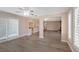Spacious living area offering hardwood floors, bright natural light, and open layout, perfect for entertaining at 401 Altamira Rd, Las Vegas, NV 89145
