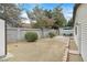 Spacious backyard with patio furniture and mature landscaping at 657 Burton St, Henderson, NV 89015