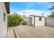 View of a shed in the backyard at 657 Burton St, Henderson, NV 89015