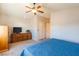 Serene main bedroom featuring soft carpeting, a spacious layout, and a coordinating furniture set for a restful ambiance at 7061 Roscoe Ave # 201, Las Vegas, NV 89129