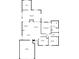 Detailed floor plan of the home showcasing the layout of living spaces, bedrooms, bathrooms, and garage at 7138 Sixshooter Dr, Las Vegas, NV 89119
