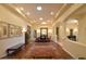 Hardwood floors and neutral colors define an elegant dining space with recessed lighting at 7325 Rustic Crest St, Las Vegas, NV 89149