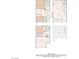 Detailed floor plan showcasing the layout of this multi-level home and outdoor terrace at 8116 Haywood Estate Ave, Las Vegas, NV 89113