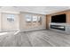 Cozy living room featuring hardwood floors, large windows, and modern design at 8116 Haywood Estate Ave, Las Vegas, NV 89113