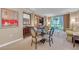 Spacious living space with dining and kitchen amenities at 135 E Harmon Ave # 221, Las Vegas, NV 89109