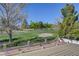 Golf course view from the backyard patio area at 1598 Bermuda Dunes Dr, Boulder City, NV 89005