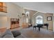 Spacious living room with high vaulted ceilings and ample natural light at 1598 Bermuda Dunes Dr, Boulder City, NV 89005