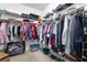 Walk-in closet with ample hanging space and organization shelves at 1893 Donnington Ct, Las Vegas, NV 89123