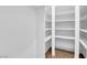 Bright closet featuring clean white shelving at 2058 Citroen St, Las Vegas, NV 89142