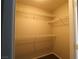 Walk-in closet with shelves at 2300 E Silverado Ranch Blvd # 1180, Las Vegas, NV 89183