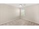 Bedroom featuring neutral paint, carpet flooring, ceiling fan and a window with blinds at 2409 Bellinzona Pl, Henderson, NV 89044