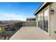 Balcony overlooking the neighborhood with mountain views at 2583 Hazelburn Ave, Henderson, NV 89044