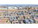 A beautiful aerial view of a housing development in a vibrant neighborhood with city views in the background at 3725 Celesta Vista Ave, Henderson, NV 89044