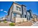 Attractive two-story home boasting a modern architectural style and neatly arranged front yard landscaping at 3725 Celesta Vista Ave, Henderson, NV 89044