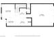 First floor plan showing a living room, dining area, kitchen, bath, hall and garage at 3725 Celesta Vista Ave, Henderson, NV 89044